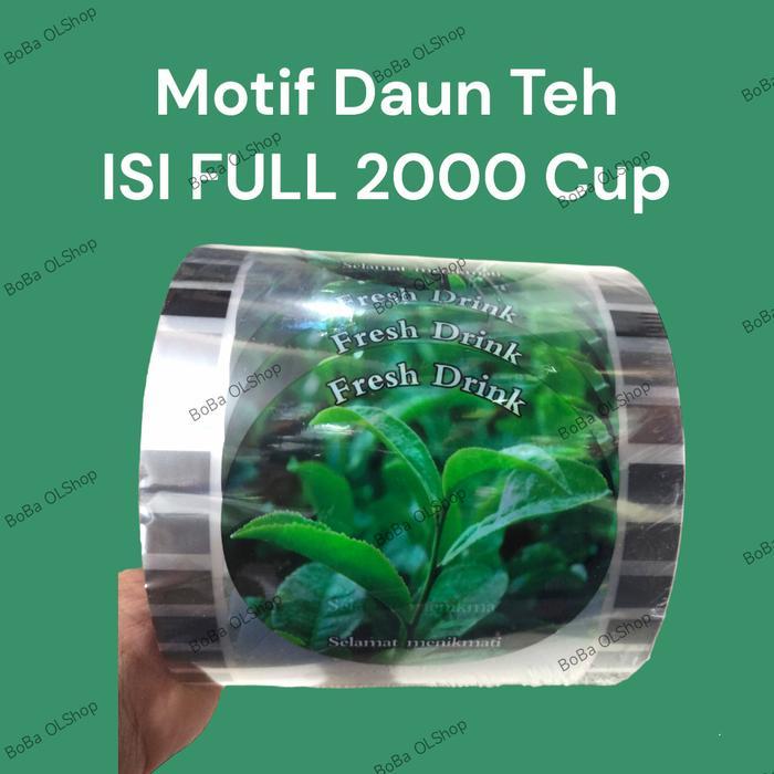 Seal Cup Daun Teh - Plastik Lid cup Daun Teh ISI 2000 Cup
