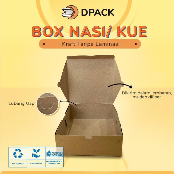 Terbaru Box 20X20 Dus Nasi 20X20 Dus Catering Kotak Nasi Box 20 X 20