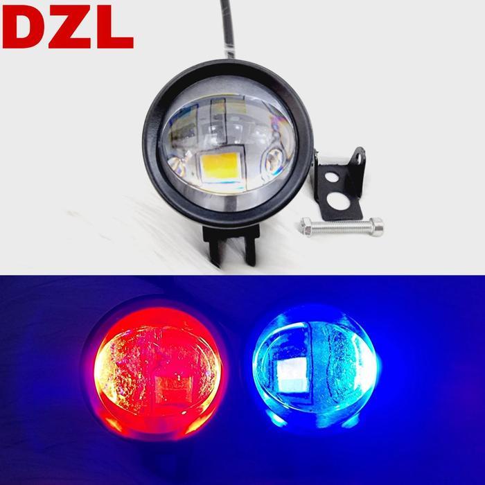 Myth Lampu Tembak Led D2 Laser Gun Devil U2A 2 Warna Cut Off 4D High Low Jauh Dekat T20 T20X Terbaru