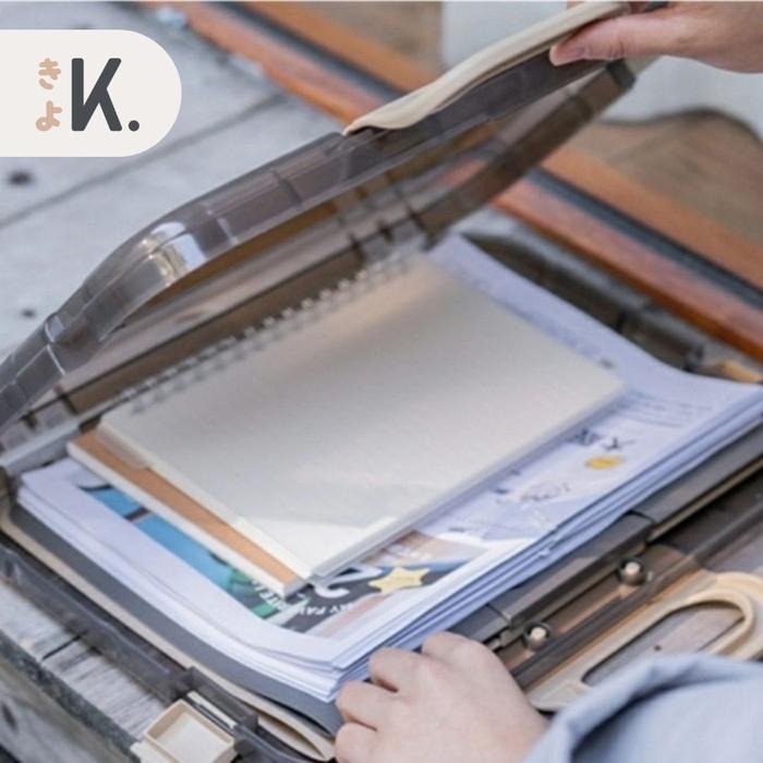 Promo Kyo Paper Organizer Box File Document Bag Hardcase Paper Folder Bag A4 Original