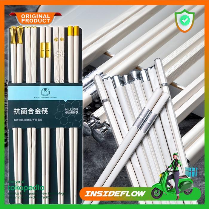 Best Seller Sumpit Makan Casual Asli Jepang Chopstick 5 Pasang