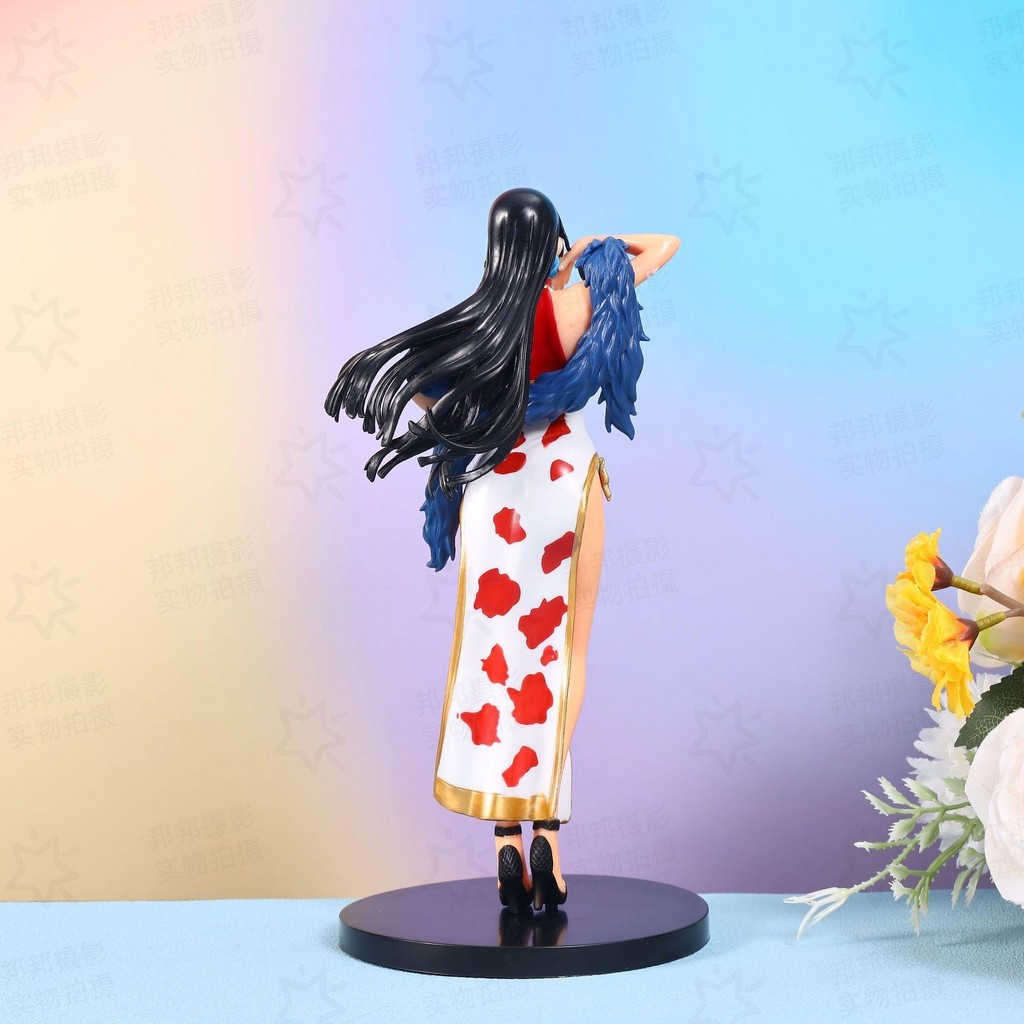25cm/9.84in One Piece Anime BoaHancock Figure Model Gk Statue Collectible Display for Desktop