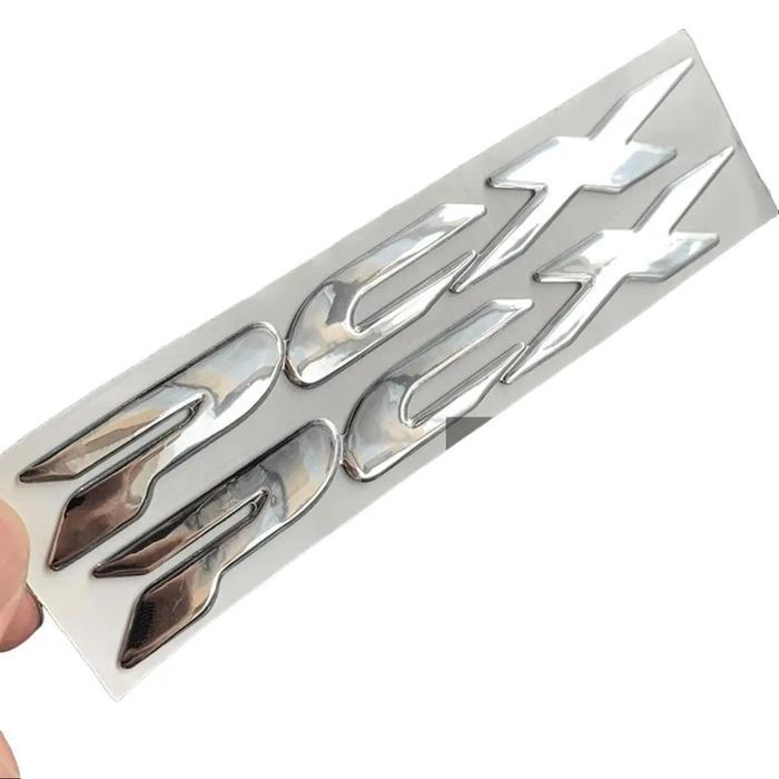 Emblem Pcx 160 150 Cbu Silver Gold Hitam Thailand - Aksesoris Motor Stiker Motorcycle Terlaris