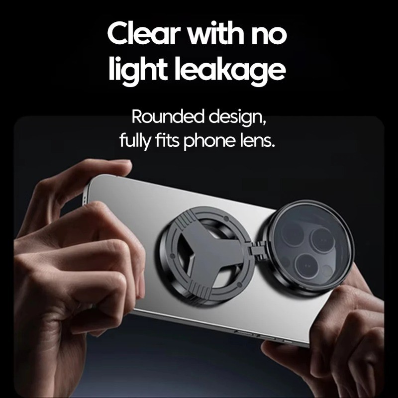 Universal 52mm CPL Polarizer Filter Clip Phone Camera Lens Anti-Reflection For iPhone Android