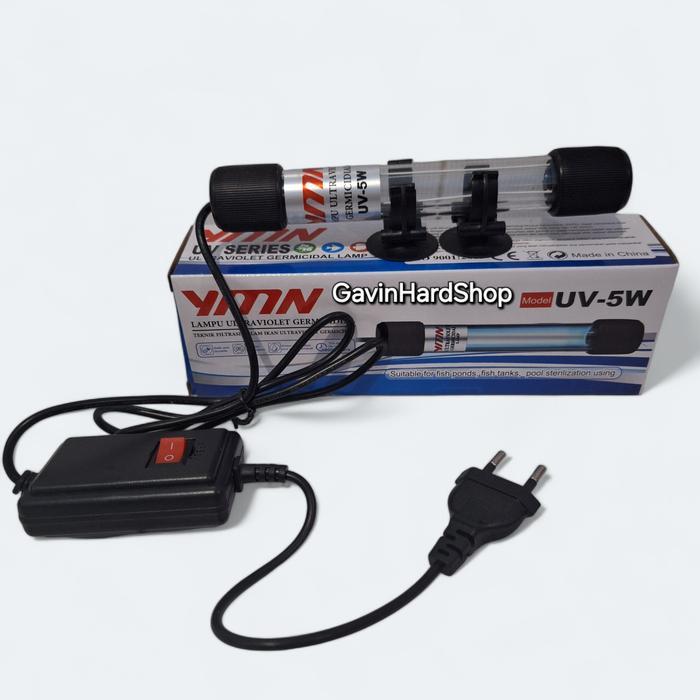 Lampu UV celup UV Lampu kolam aquarium 5 watt