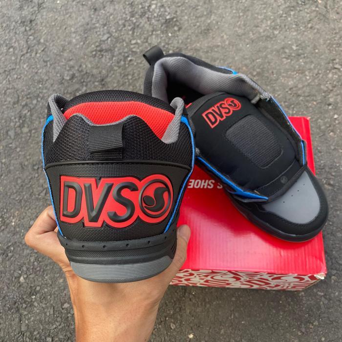 TERBARU Sepatu Skateboard BMX Gemuk DVS Comanche Black Blue Red