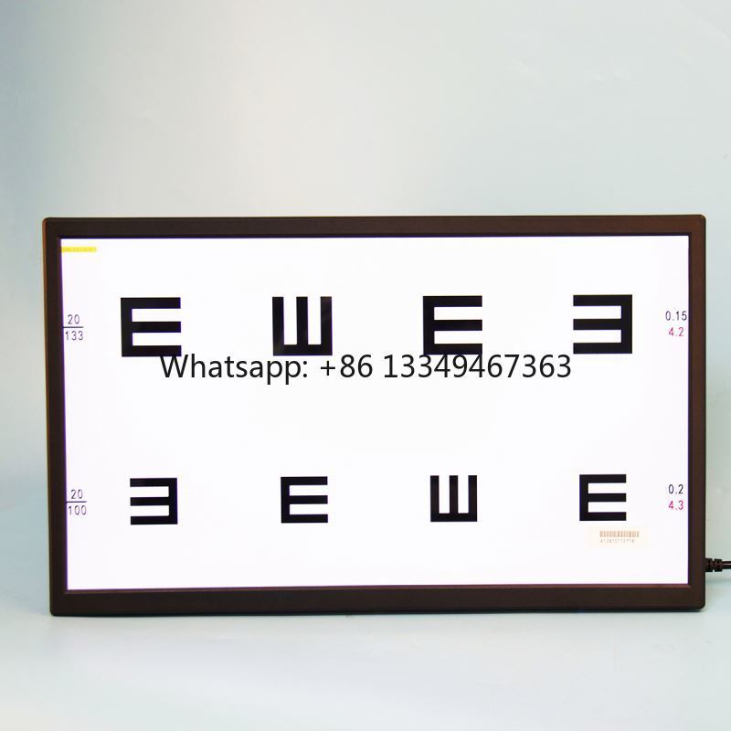 High quality LCD Vision Chart Screen Projector Vision Chart Auto Visual Acuity System With 15 Types 