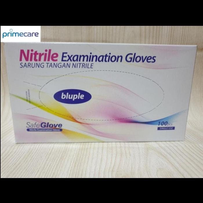 Sarung Tangan Nitril / Handscoon Nitril Safeglove / Sarung Tangan Nitril Onehealth