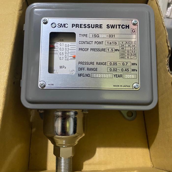 SMC PRESSURE SWITCH ISG 120-031