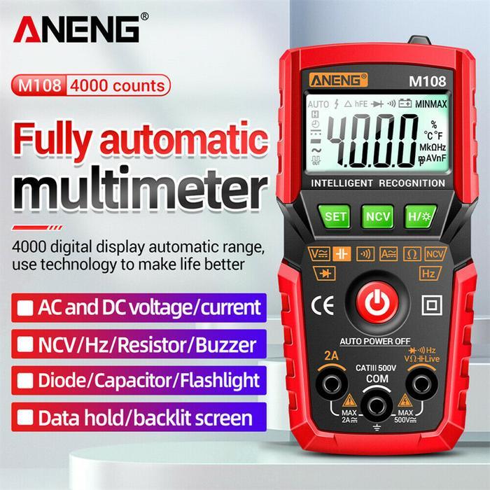 Multi Tester Multimeter Multitester Digital Volter Avometer Otomatis