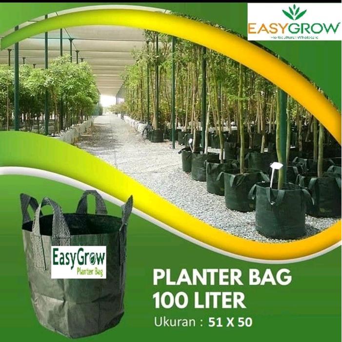 Planter bag 100 Liter Easy Grow/Planter bag Easy grow/Easy grow/Planter Bag Original Hijau Pot