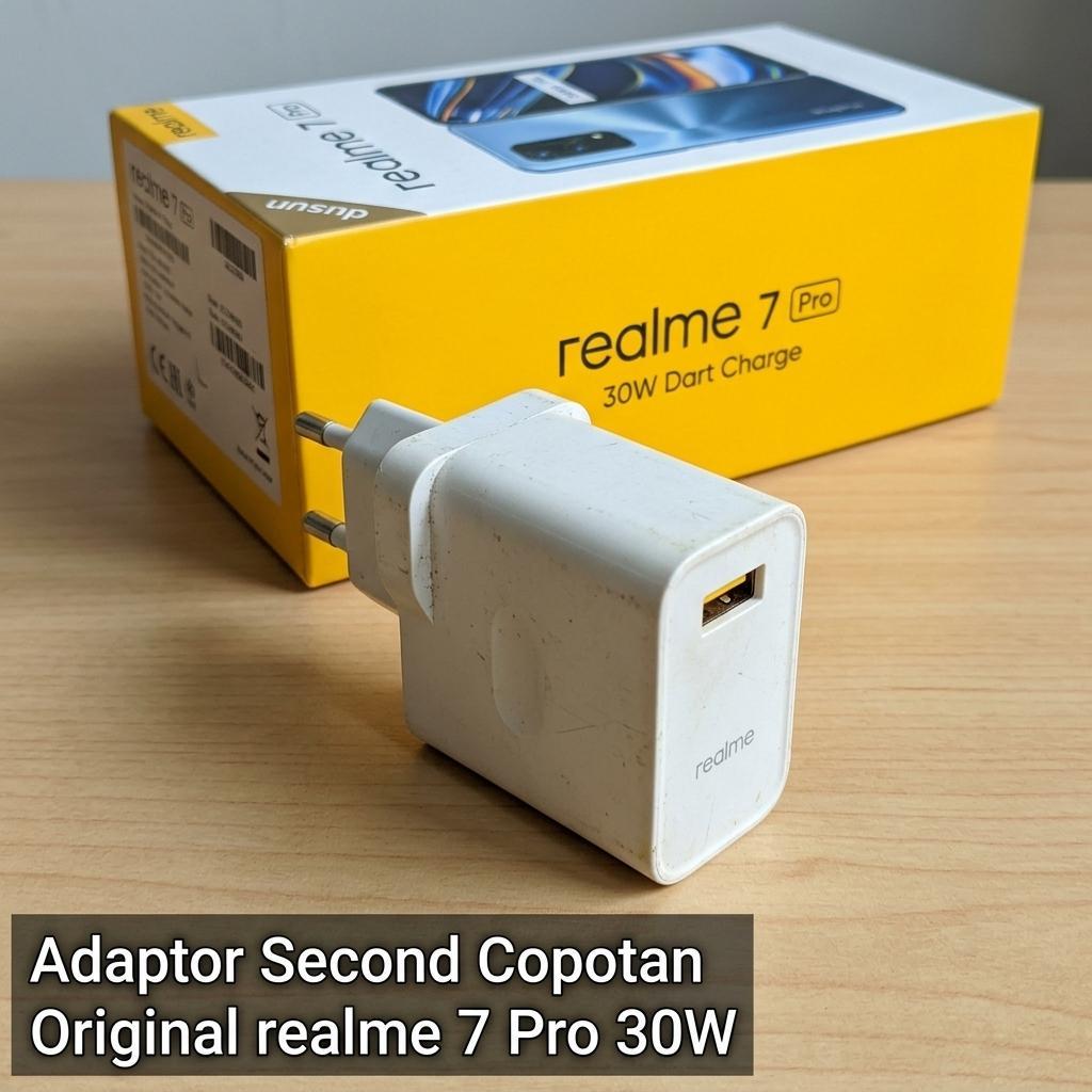 Adaptor Charger realme VC56HAEH Ori Second Dart Charge 30W Fast Charging realme 7 Pro