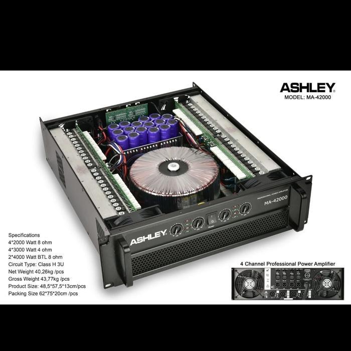 POWER AMPLI ASHLEY MA 42000 / POWER AMPLI ASHLEY MA42000