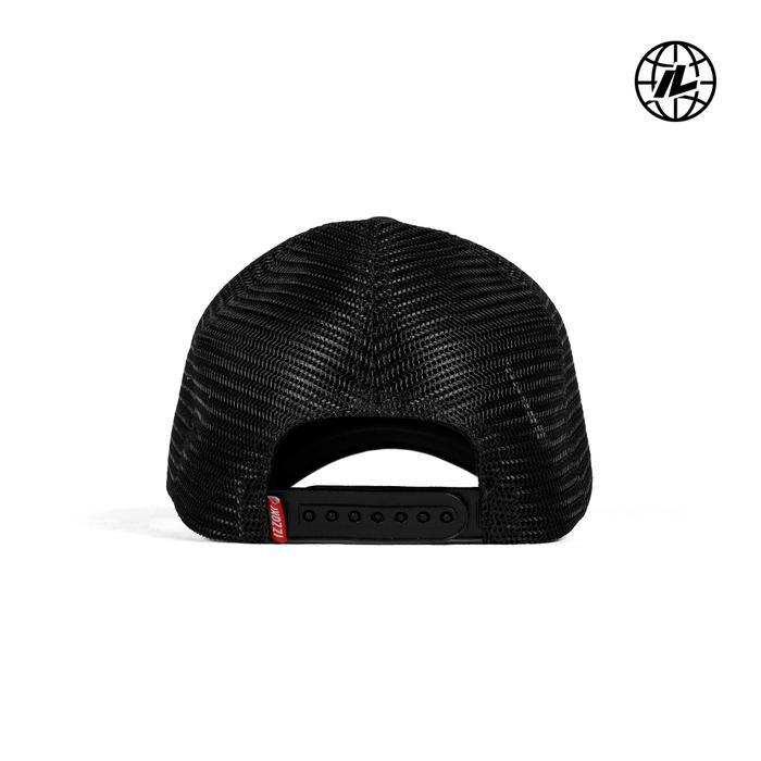 Ikozzi Invicible Topi Trucker - Topi Jaring Black