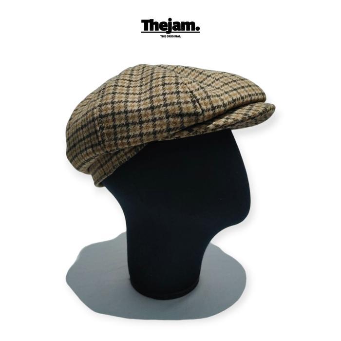 Thejam. the original Gatsby hat wool tweed brown