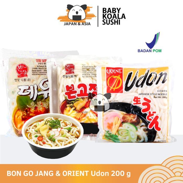 Orient & Bon Go Jang Mie Udon Basah Plain 200 G Halal Mie Udon