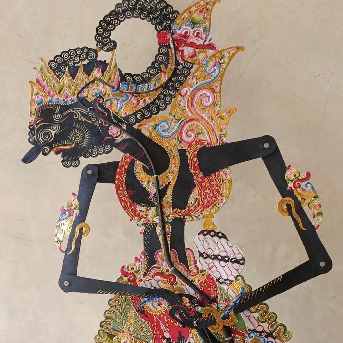 TERLARIS Wayang Kulit Gatotkaca Gapit Sungu Bahan Kulit Gapit Sungu Alusan Grenjeng Kualitas Terbaik