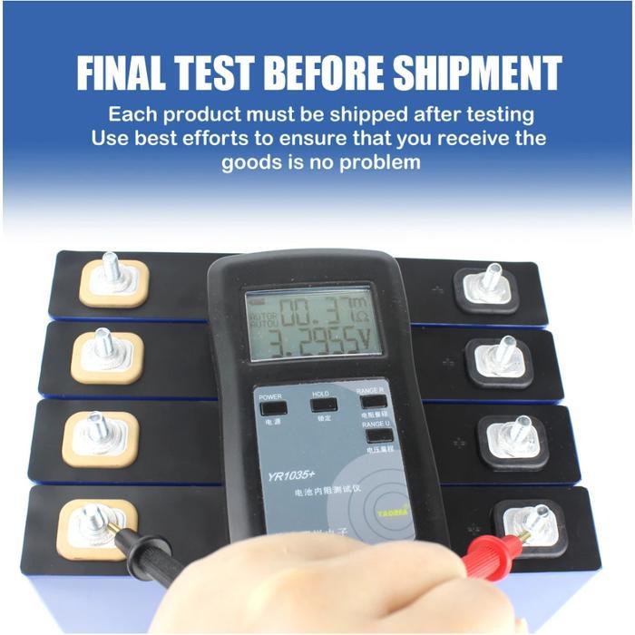 Lifepo4 3.2V 30Ah50Ah Baru Elektrik Lithium Lifepo4 3.2V 200Ah Discharge Capacity Test Prove Lithium