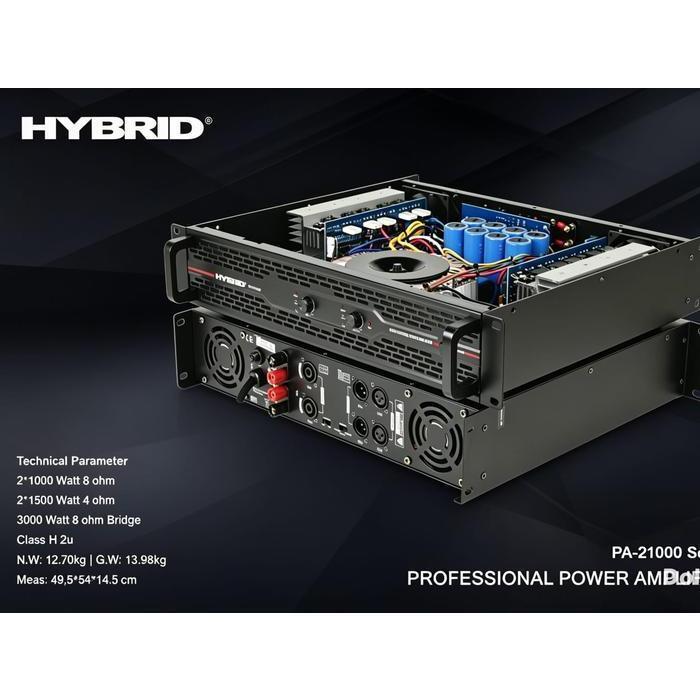 POWER AMPLIFIER HYBRID PA21000 PA 21000 2X1000 WATT