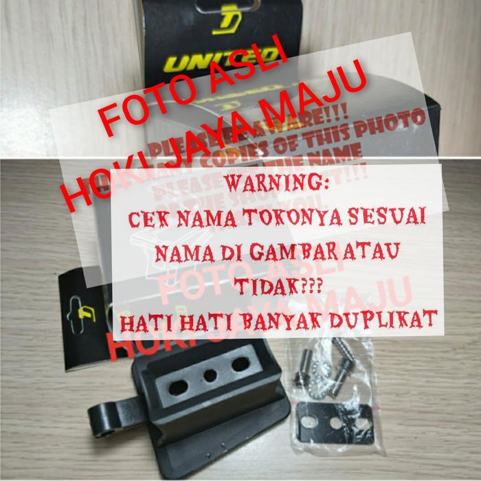front block sepeda united ori black hitam tempat taruh tas mtb lipat