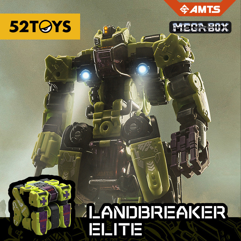 52TOYS MEGABOX MB12DE Landbreaker Elite, Deformation Toys Action Figure, Collectible Converting Toys