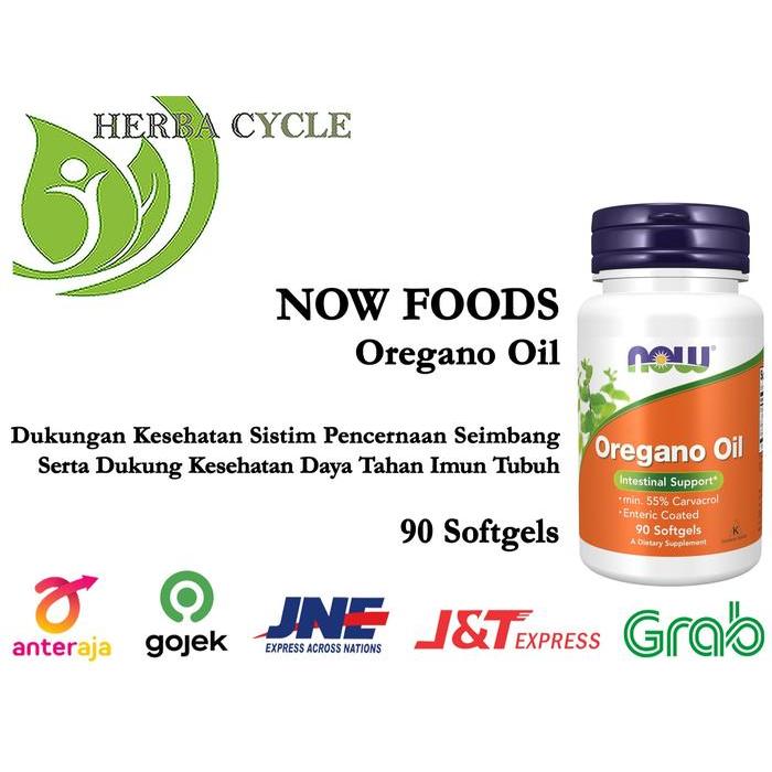Now Foods Oregano Oil 90 Softgels Now Oregano Oil Jaga Kesehatan Pencernaan & Antioksidan