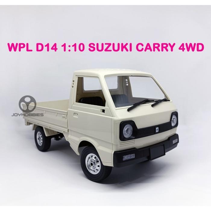 WPL D14 Suzuki Carry RC Pick Up 4X4 D12 Upgrade 4WD Full Propo 2.4Ghz Offroad Drift Mobil Remot