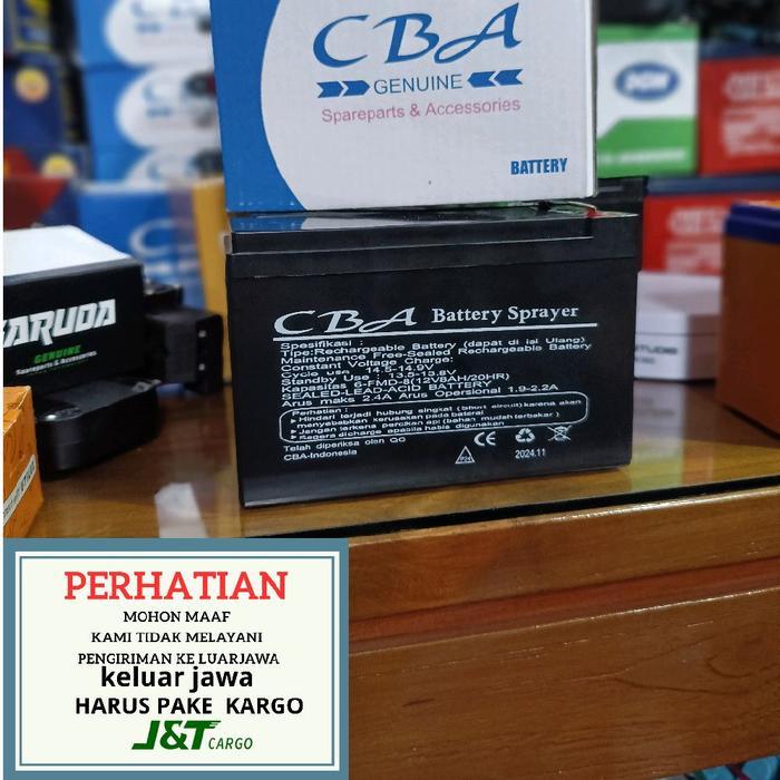 PROMO aki/accu/ups 12volt 8ah CBA original BE5T QUALITY