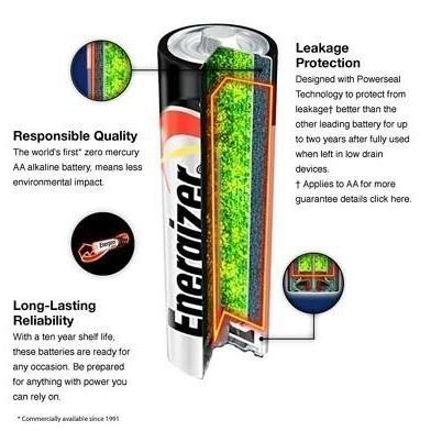 Energizer Baterai AA2 Max Plus