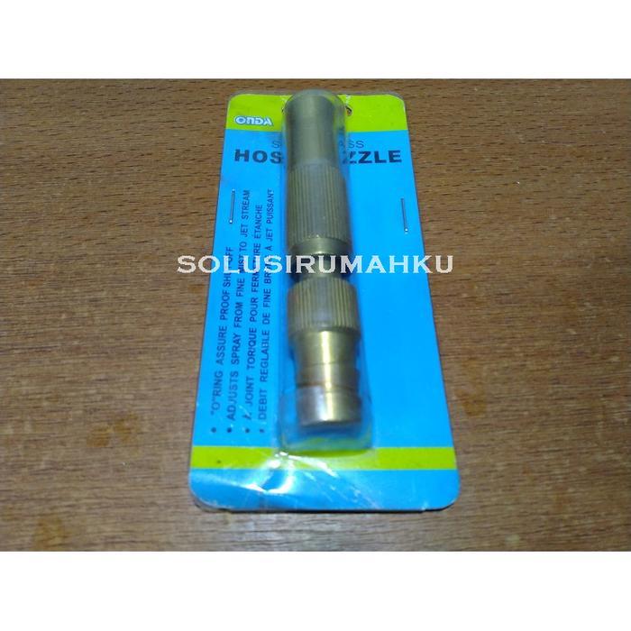 Onda Semprotan Air Lurus / Nozzle Selang Lurus Kuningan / Semprotan Air Lurus Putar