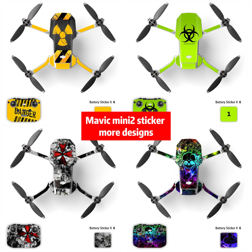 For DJI Mavic mini 2 Skin Protective PVC Stickers for DJI Mavic mini 2 sticker for DJI Mavic mini 2