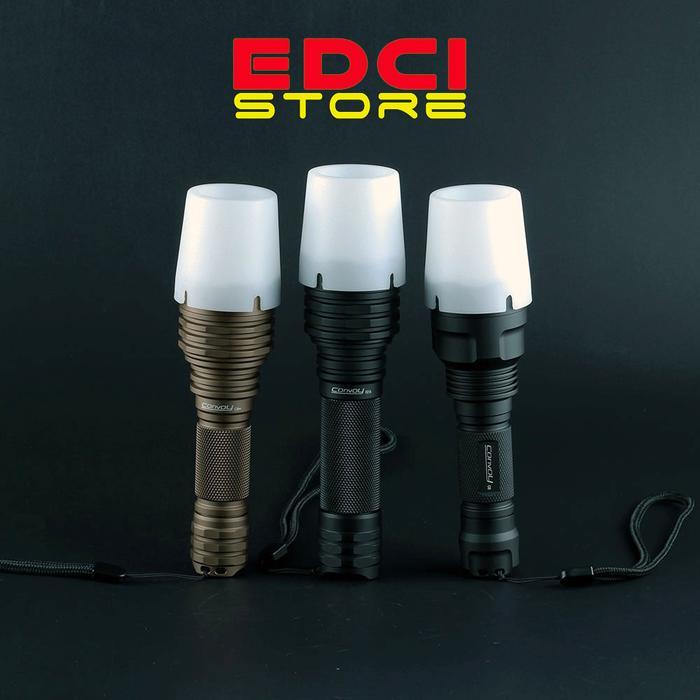 new Diffuser untuk Senter Convoy C8 C8+ M21A - Putih