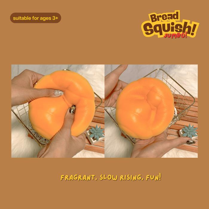 Promo Bread Squishy - Squishy Roti Ukuran Medium Dan Jumbo Slow Rising Terlaris