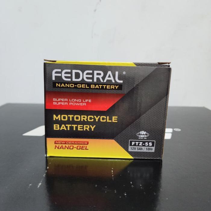 TERLARIS Aki Kering Motor / Federal FTZ5S