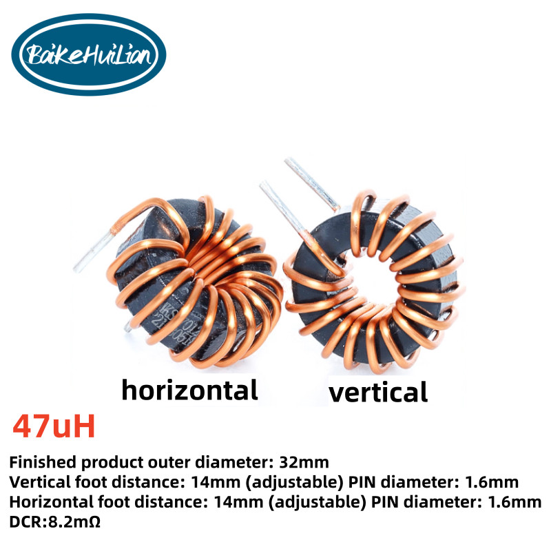 High current magnetic ring inductor 47UH 20A 1.6 copper wire energy storage inductor ring inductor