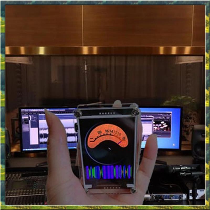 ABGZ lok Musi Spetrum VU Meter 2.4" Analog Display Voie ontrol Digital Rhythm Analyzer