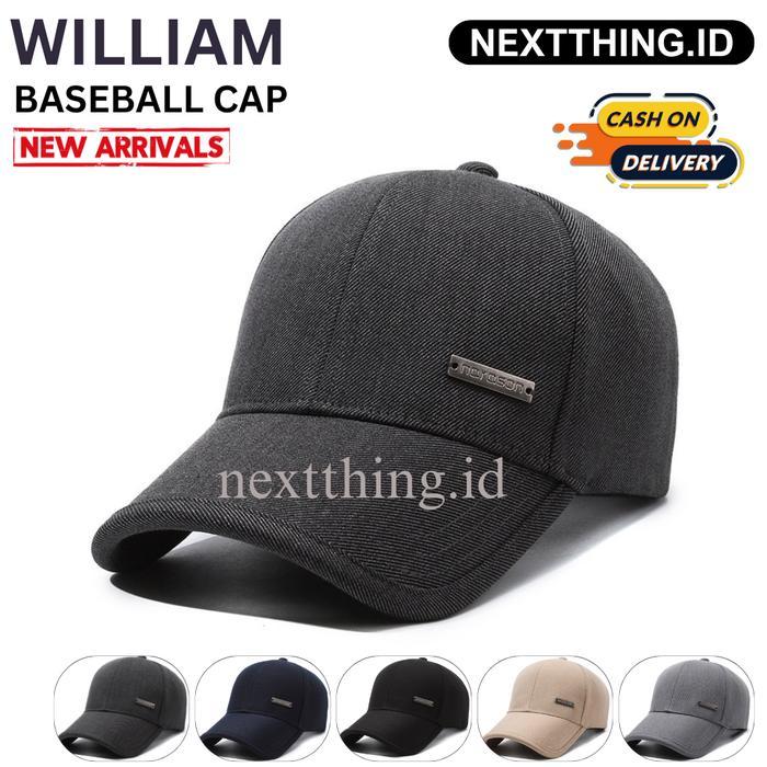 NEXTTHING.ID - WILLIAM NARASON topi pria topi wanita topi baseball topi trendy topi NARASON