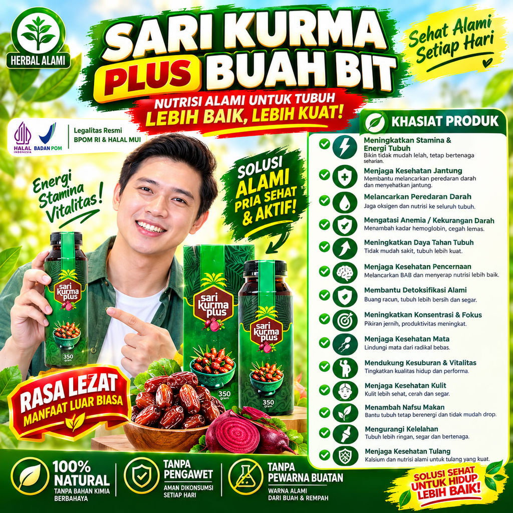 Solusinya Obat Herbal Sari Kurma Plus Mengatasi Pipi Pegal Pipi Kesemutan Wajah Sering Kaku Pegal Se