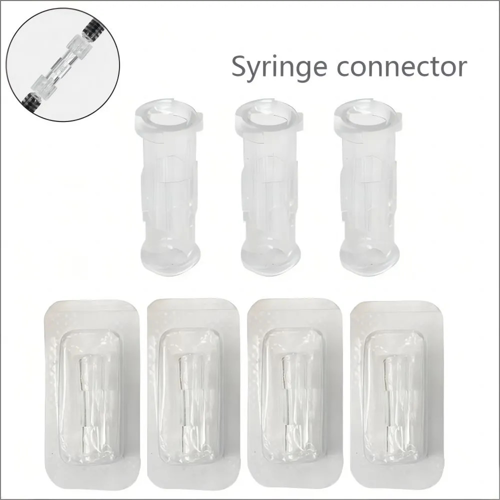 Luer Syringe Connector Pp Material Transparent Medical Double-y Connector Easy Durable Sterile
