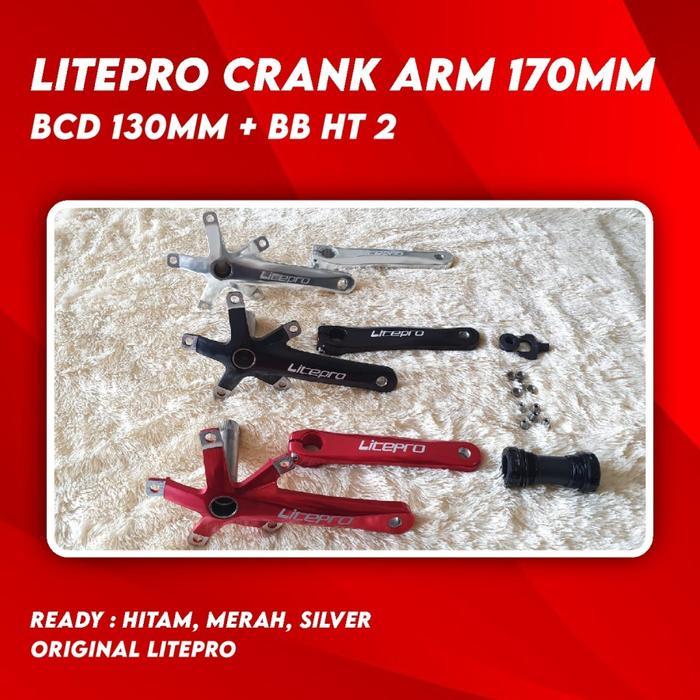 Promo  Arm Crank Set Litepro Ht2 Hollowtech Crank Litepro