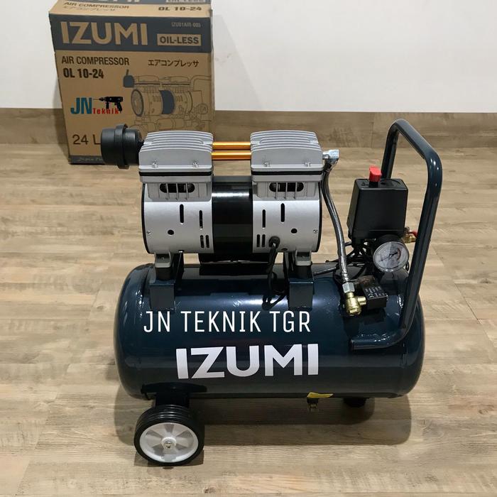 KOMPRESOR OILLESS NLG IZUMI OL 1024 / KOMPRESOR ANGIN 1 HP NLG IZUMI OL 1024