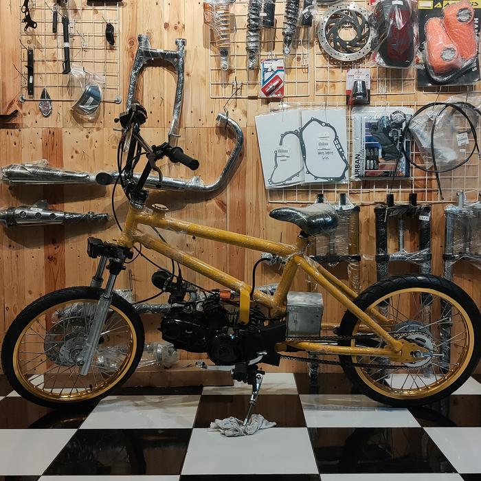 BMX Cub Custom Modifikasi Motor seperti sepeda