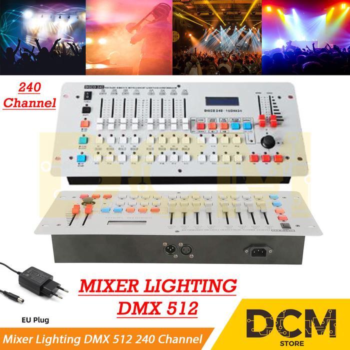 Mixer Lighting DMX 512 / Disco 240 DMX240 Controller Lampu Panggung
