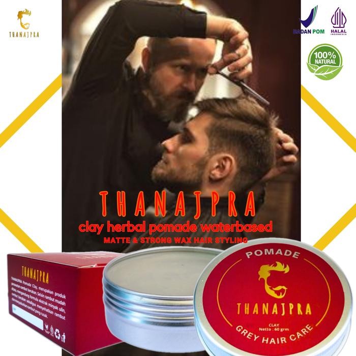 NAJPRA Hair Clay Matte 60gr Minyak Rambut Pria Terbaik Natural Pomade