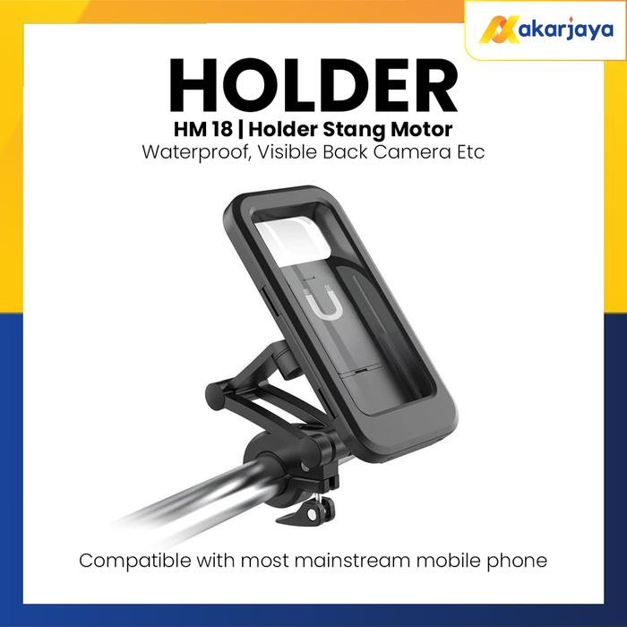 SALE Holder Motor HM-18 Handphone Stang HM18 Magentic Waterproof Universal