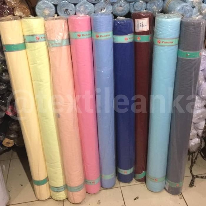 SALE Kain TC Kamatex Warna Tetoron Cotton Bahan Seragam Bahan Kerudung