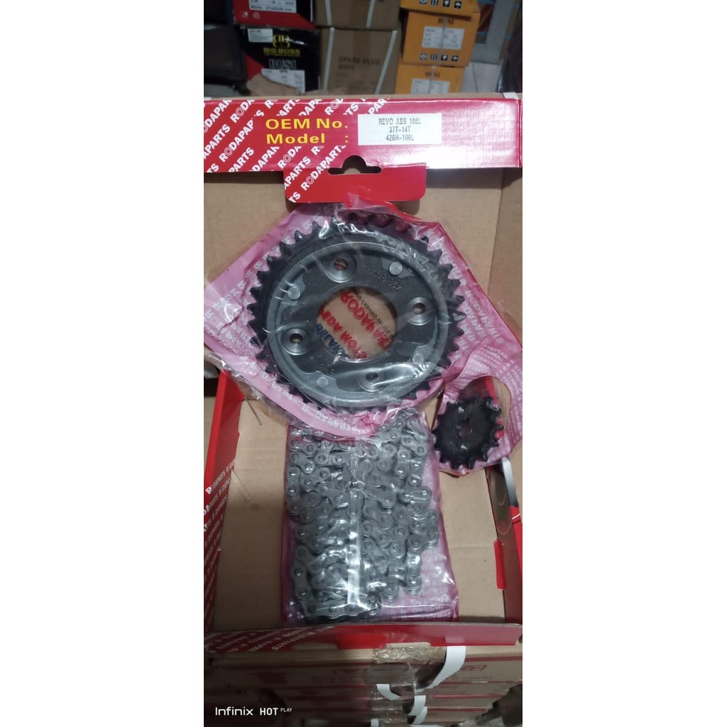 Gir Gear Set Gearset Rodapart Revo Absolute 428 Gerpaket Revo