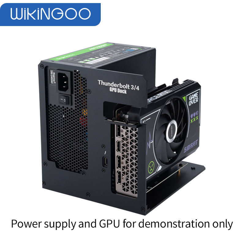 egpu thunderbolt 3/4 to pcie Graphics card external bracket stand by 7900XT/rtx4090 ATX power supply