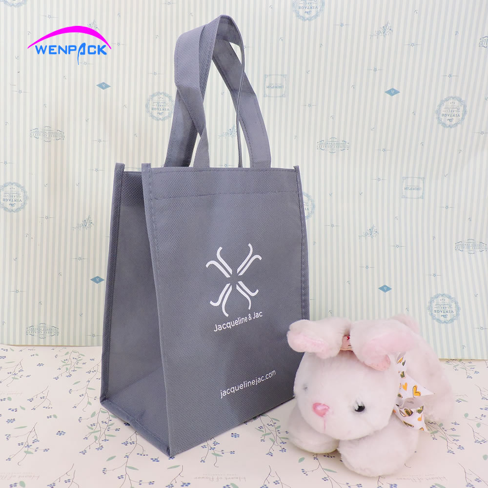 Hand Handle Non Woven Bag with Custom Printed Logo Shopping Gift