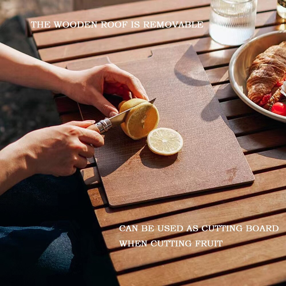 1pc Outdoor Camping Storage Box, Portable Large Capacity Folding Box, Multifunctional Storage Box Fo